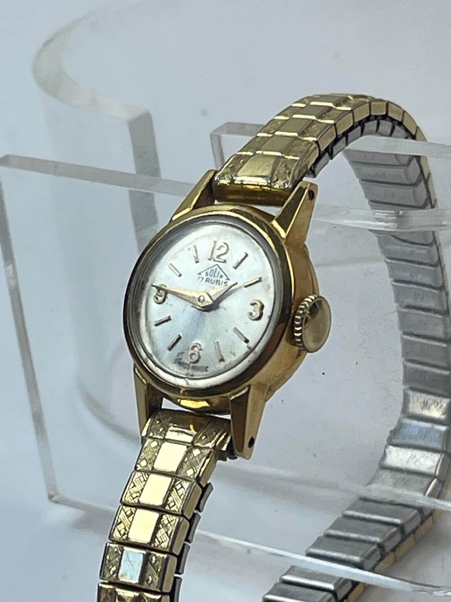 ソリックス レディース ドレスウォッチ ソリッド 18K(750) ゴールド 