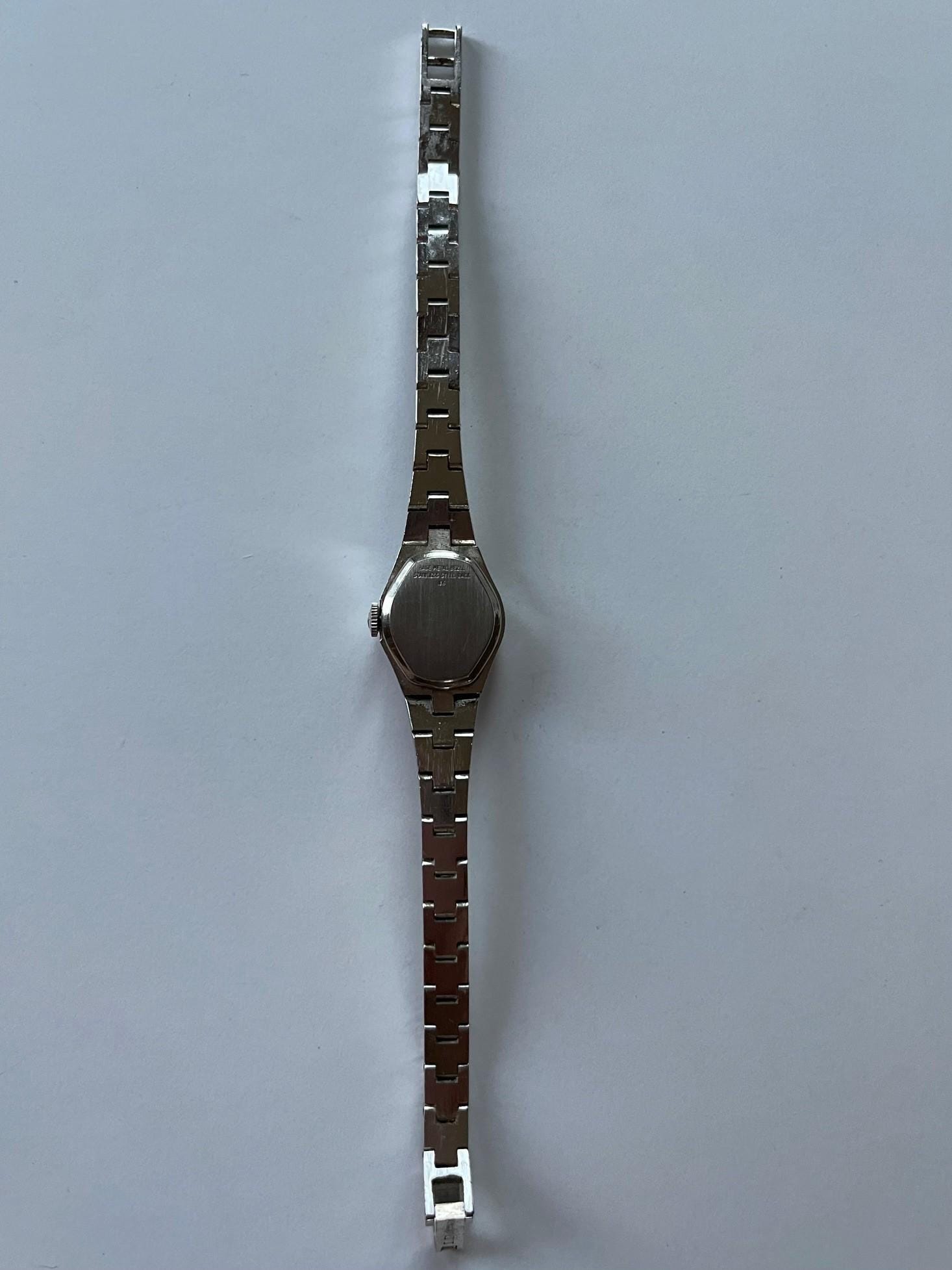 Andre Bauche Ladies Stainless Steel Art Deco Style Vintage 