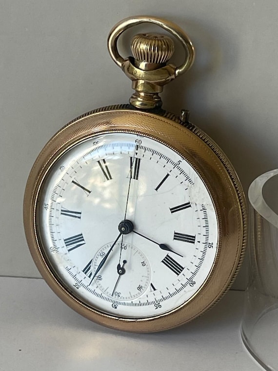 Anonymous Breitling Gold Capped Chronograph Antiq… - image 2