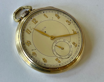 Antique Rare Design Waltham Pocket Watch Serial No. 24116946