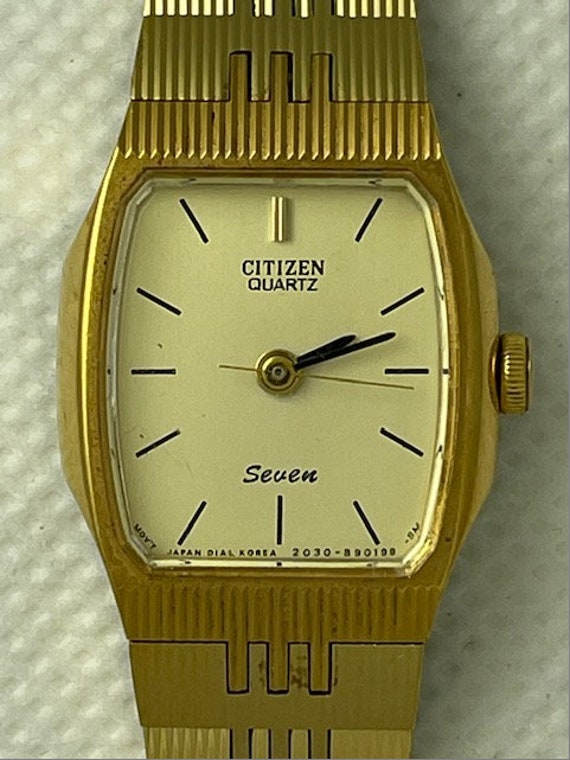 Citizen Seven Ladies Gold Capped Vintage 1977