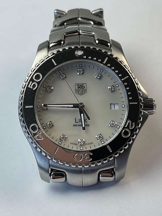 TAG Heuer Link 200meters Quick Set Date Stainless Steel MOP  display picture 1