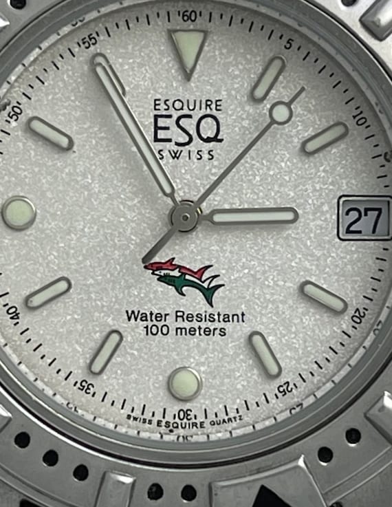 ESQ by Movado Stainless Steel Calendar Date Ref.300503a Etsy