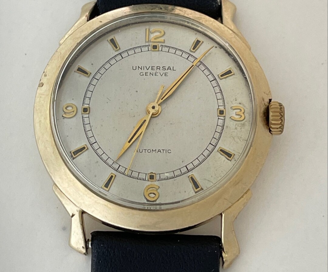 Universal Genève Polerouter Bumper Automatic Cal.138ss 14K Etsy