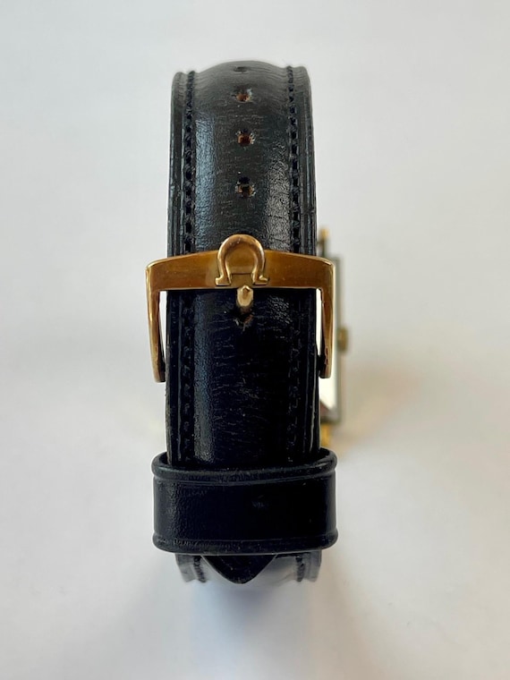 Omega Automatic Square Gold Capped /Stainless Ste… - image 4