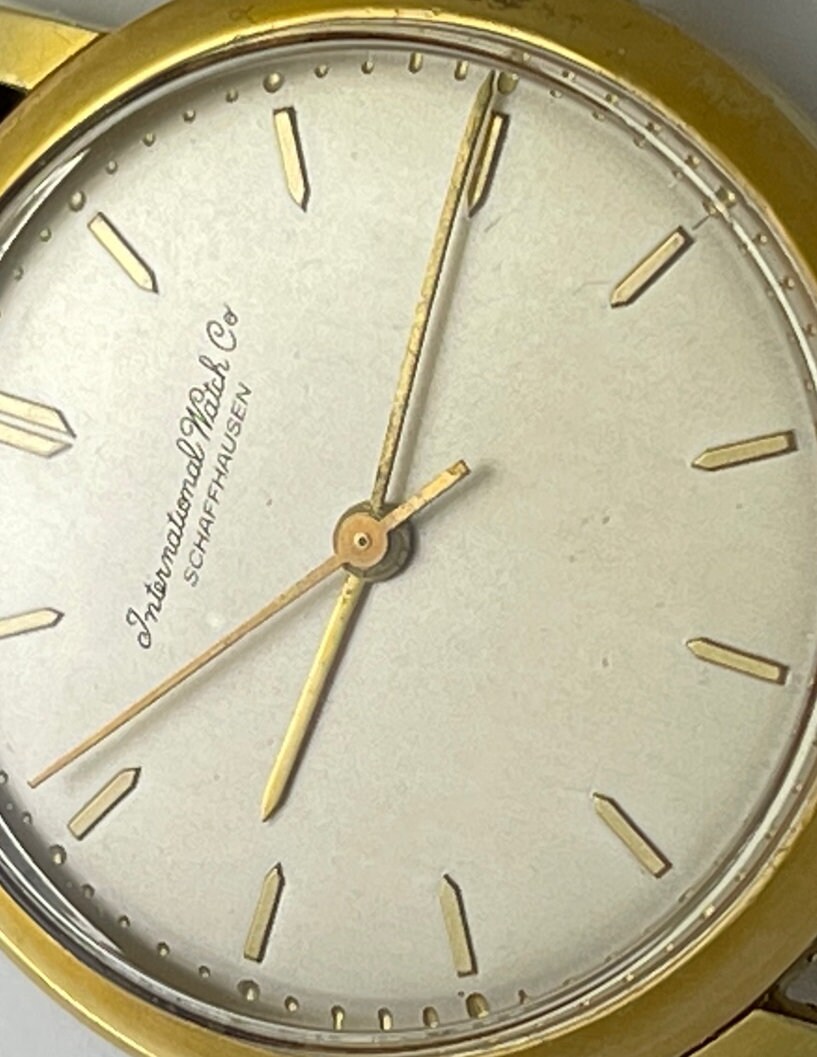 IWC SCHAFFHAUSEN k18 750 ゴールド IWC Schaffhausen 750/18K Solid Gold Cal C401 Vintage Swiss