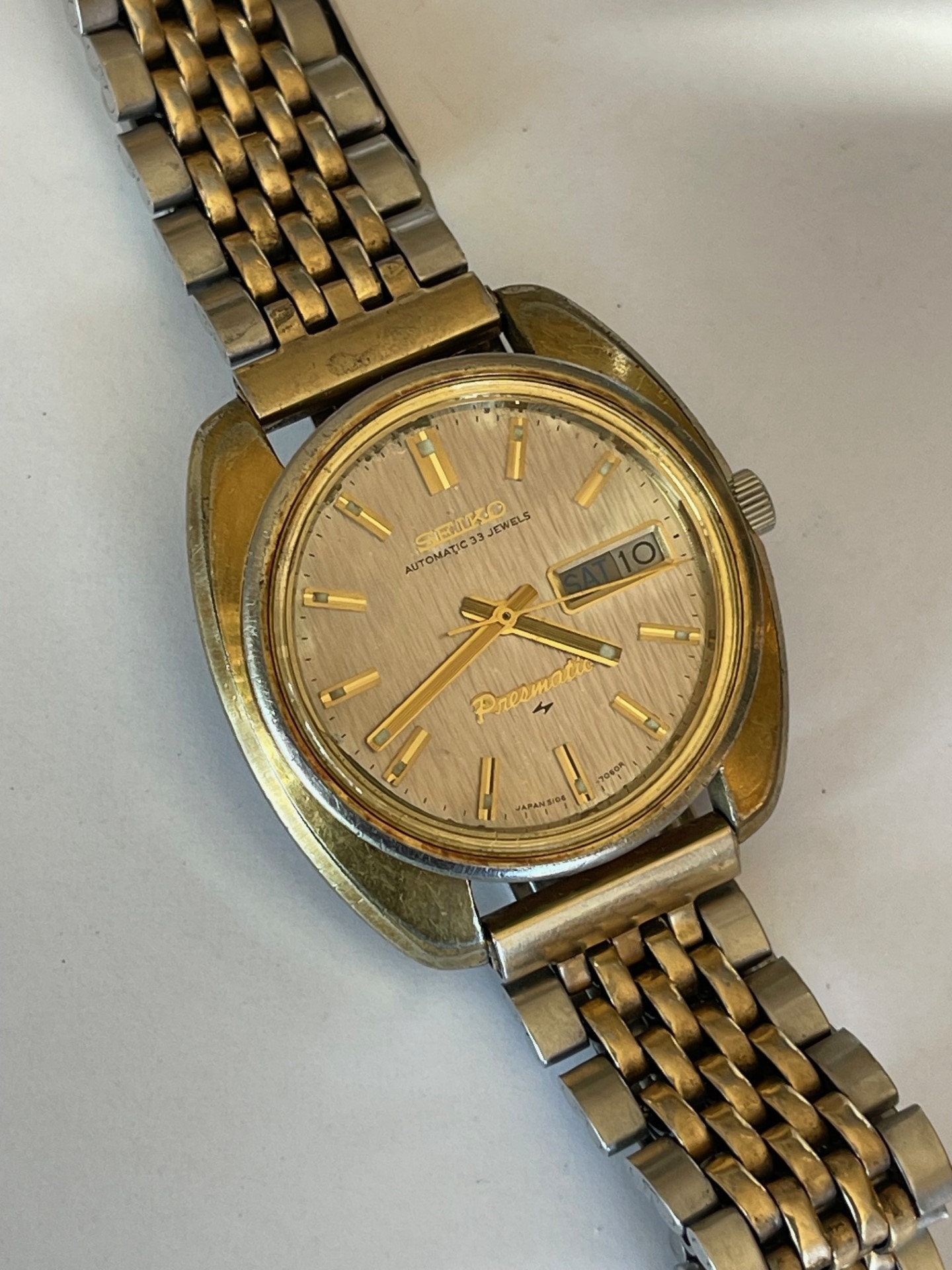 Seiko presmatic 33 jewels sales