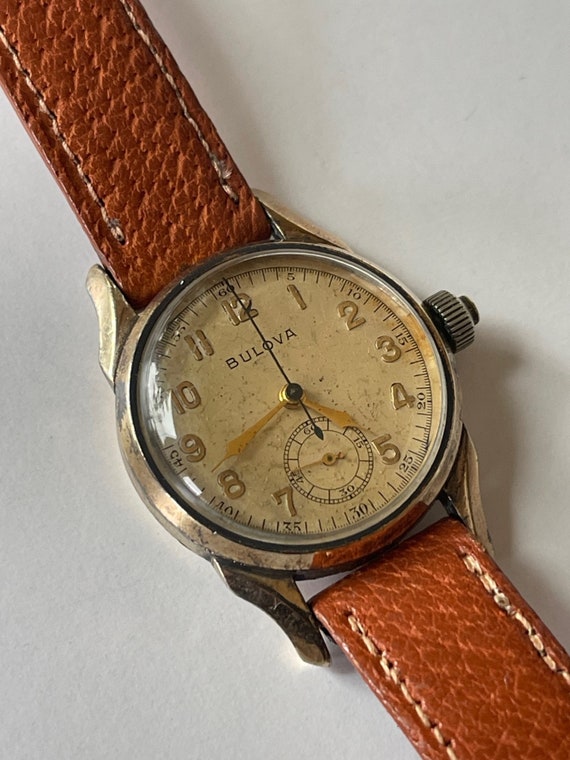 Bulova Monopusher Chronograph Military Pilot WWII… - image 2