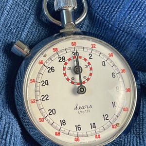 Sears Stopwatch - Etsy