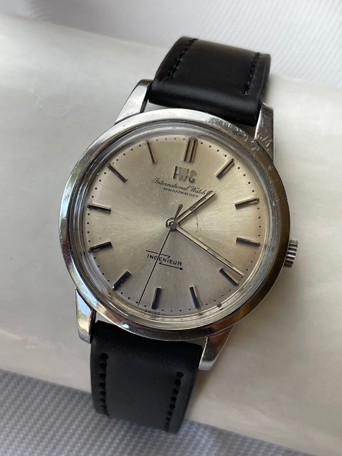 Couronne Titane IWC Vintage – 6,5mm, NOS (neuf De Stock Ancien), Fabriqué En Suisse
