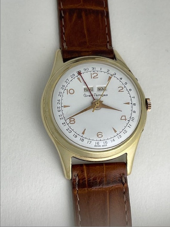 Girard Perregaux Quick Set Triple Calendar Date/Day/M… Gem