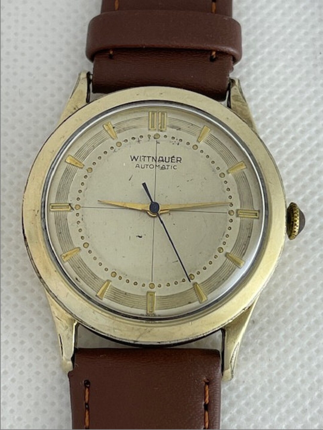 Wittnauer Longines Automatic 10K Gold Filled Two Tone Dial