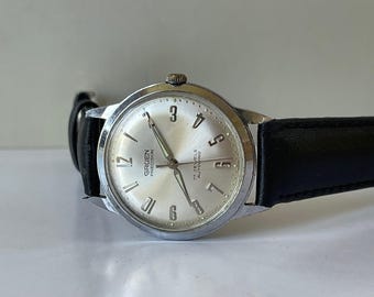 Gruen Precision Autowind Automático de acero inoxidable con fondo de caja atornillado, vintage, fabricado en Suiza, 1960