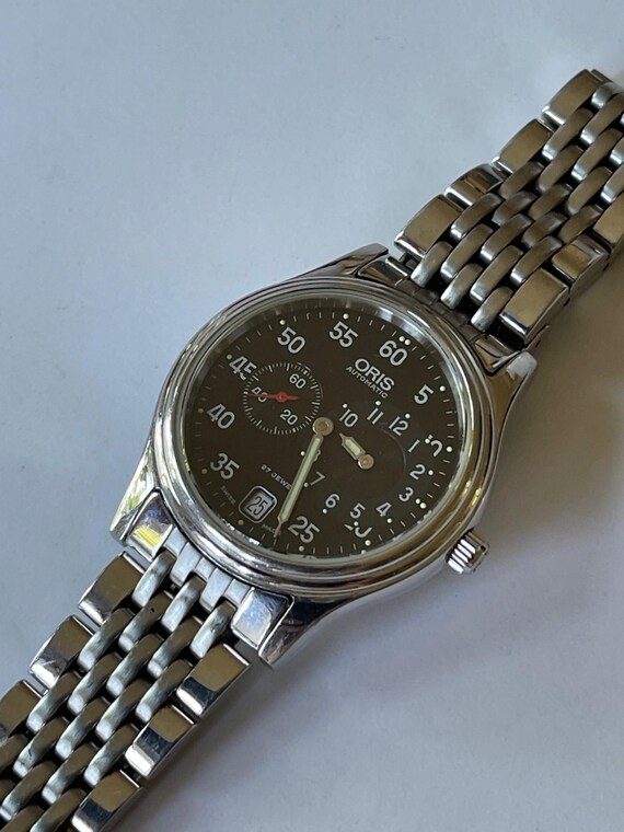 Oris Classic Modern Regulator Quick Set Calendar Date Black Dial Original Box Papers Stainless Steel Display Back Cal.649ref.7473 Swiss Made Etsy Canada