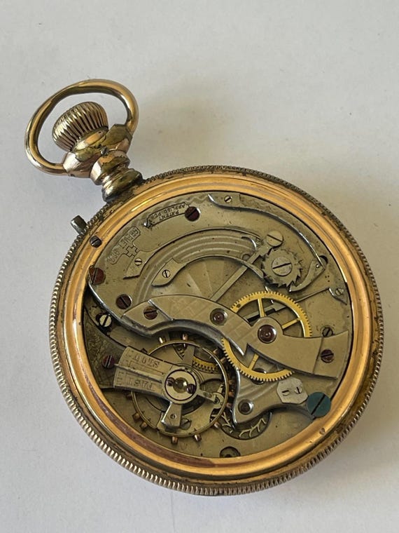 Anonymous Breitling Gold Capped Chronograph Antiq… - image 4