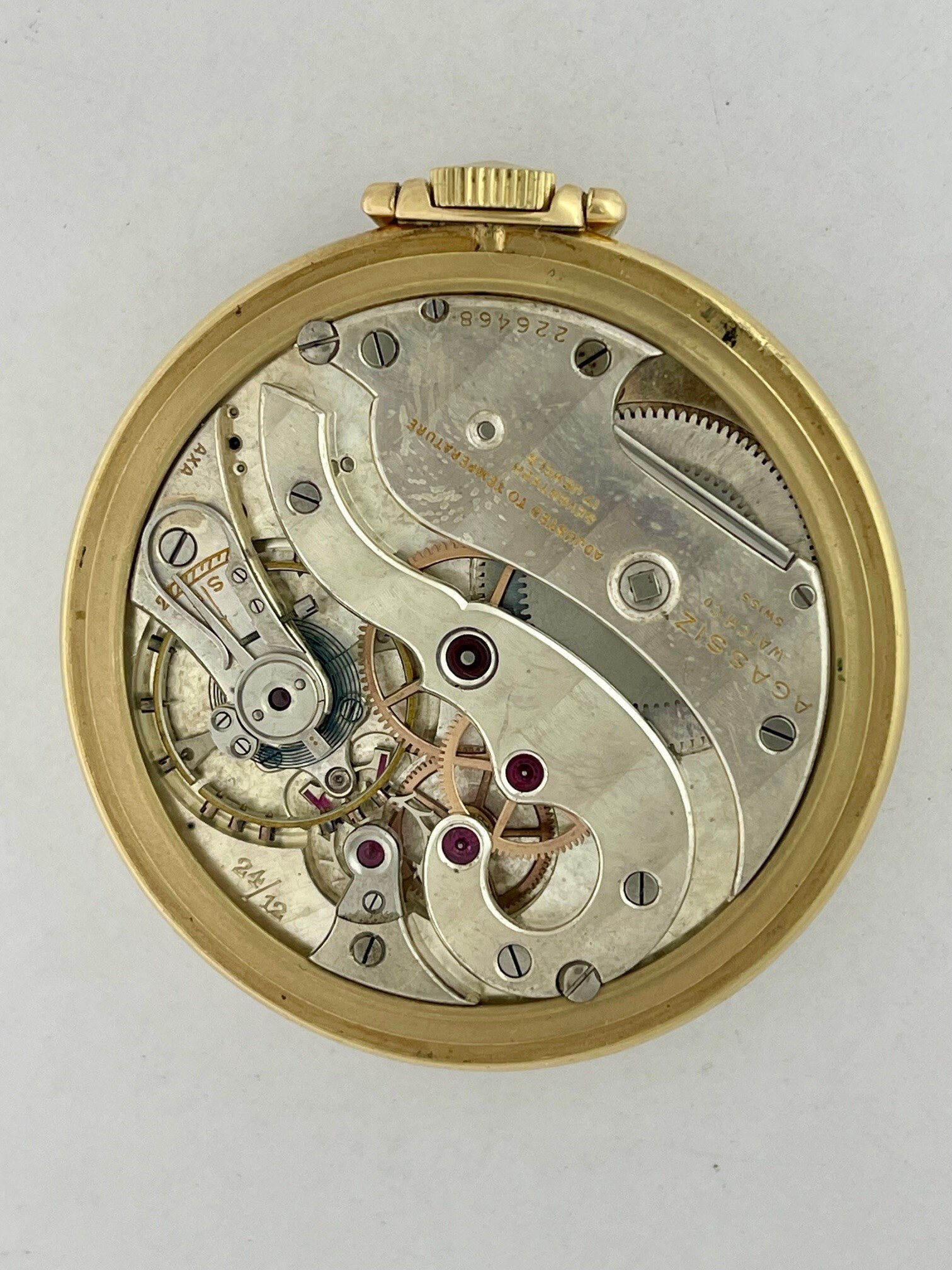 Agassiz 14k Solid Gold Art Deco Pocket Watch 1920 With Breguet Numerals Swiss Made 1920 Etsy Australia