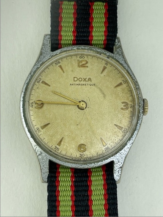 Doxa Doctors Medical Military Officers WW2 1942 Jumbo 37mm Swiss