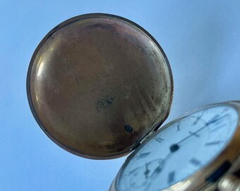 ウォルサム ハンター 14Kゴールドフィルド 25年保証 懐中時計 ローマ