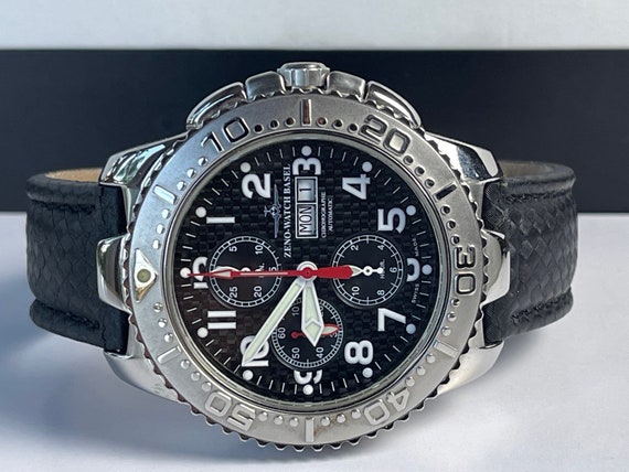 Zeno-Watch Basel Pilot Automatic Quick Set Day Da… - image 6