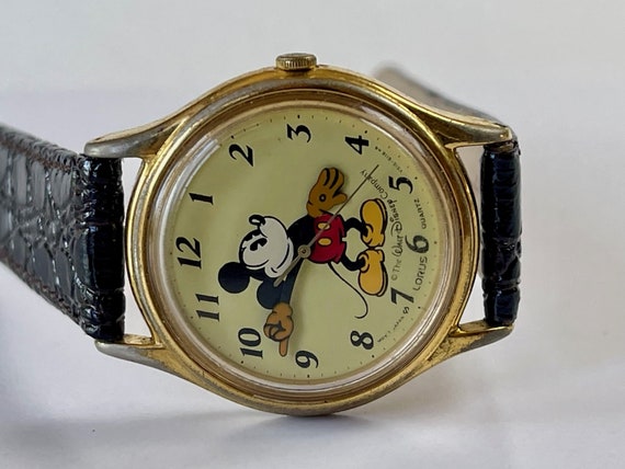 Lorus The Walt Disney Company MICKEY MOUSE Gold C… - image 5