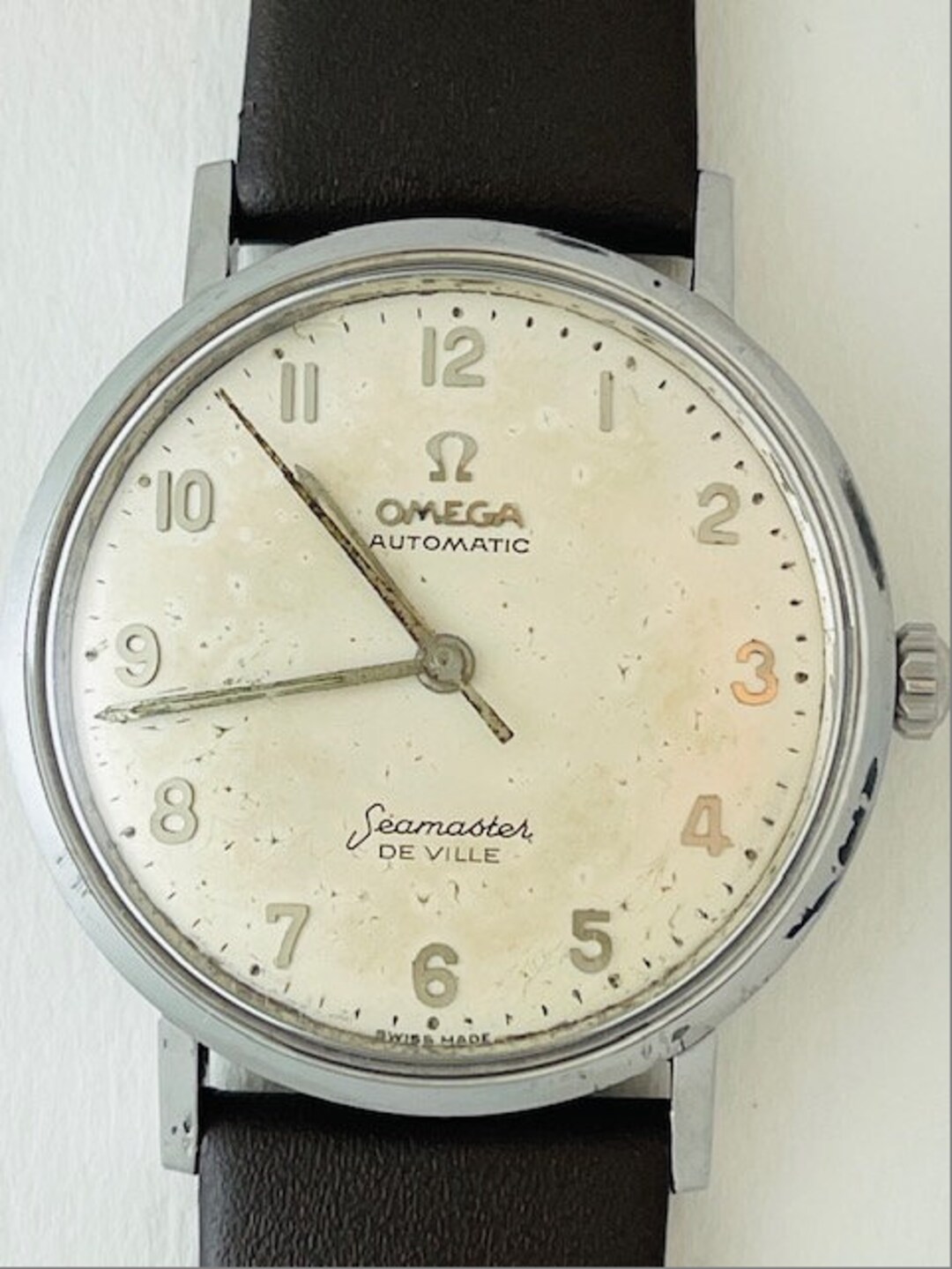 Omega Seamaster De Ville Automatique Acier Inoxydable Cal.550 millésime  1957 Swiss Made - Etsy Canada