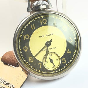 New Haven Compensated Pocket Watch - Etsy