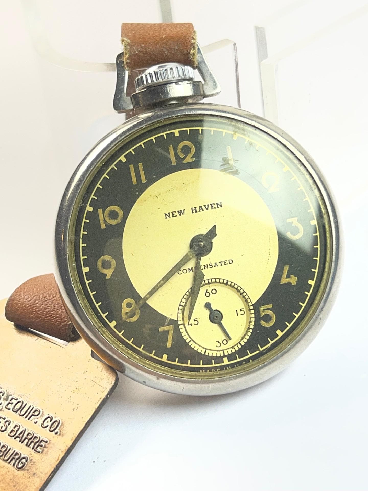 New Haven Compensated Pocket Watch - Etsy