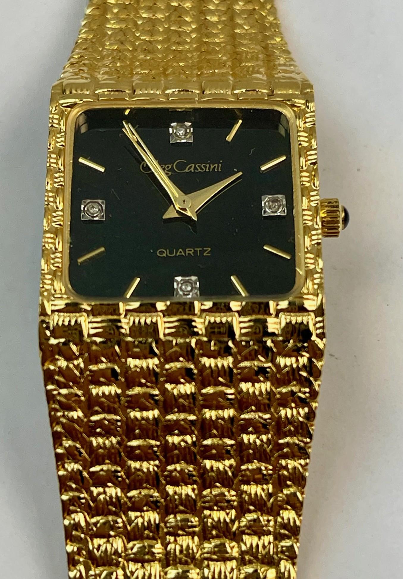 New?Vintage Oleg Cassini Certified Diamond Watch?Original Box/papers Great ? Oleg Cassini Watch Diamond - Etsy main image 4
