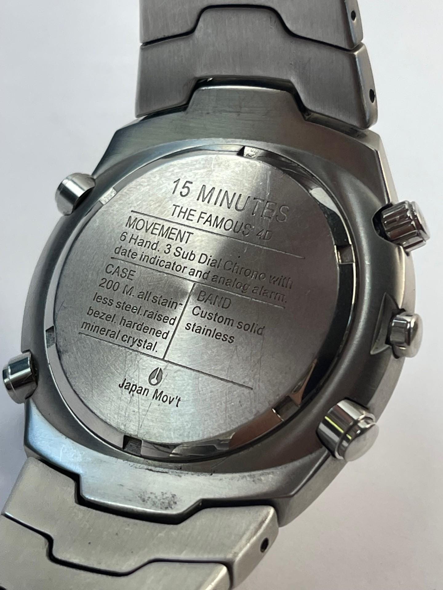Nixon 15minutes Famous 4D 6hands 3 Sub Dials Chronographs With 