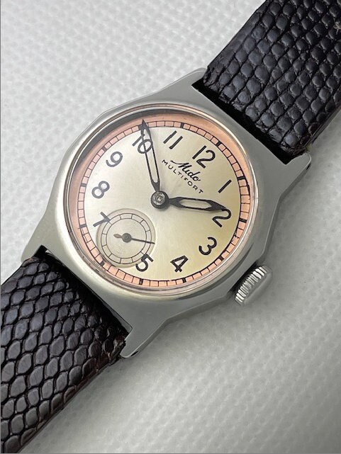 Mido Multifort Military Officers WWII 1942 Two Tone Dial S/S - Etsy