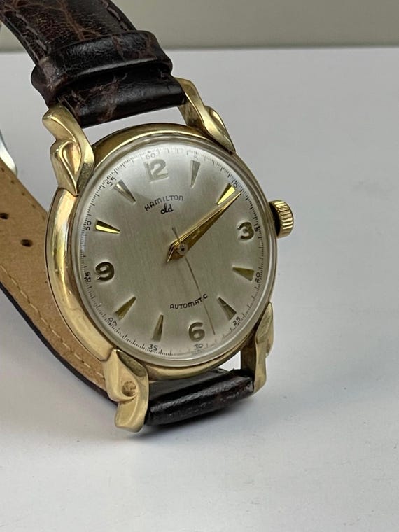 Hamilton CLD Automatic Solid 10K Gold Presentatio… - image 4