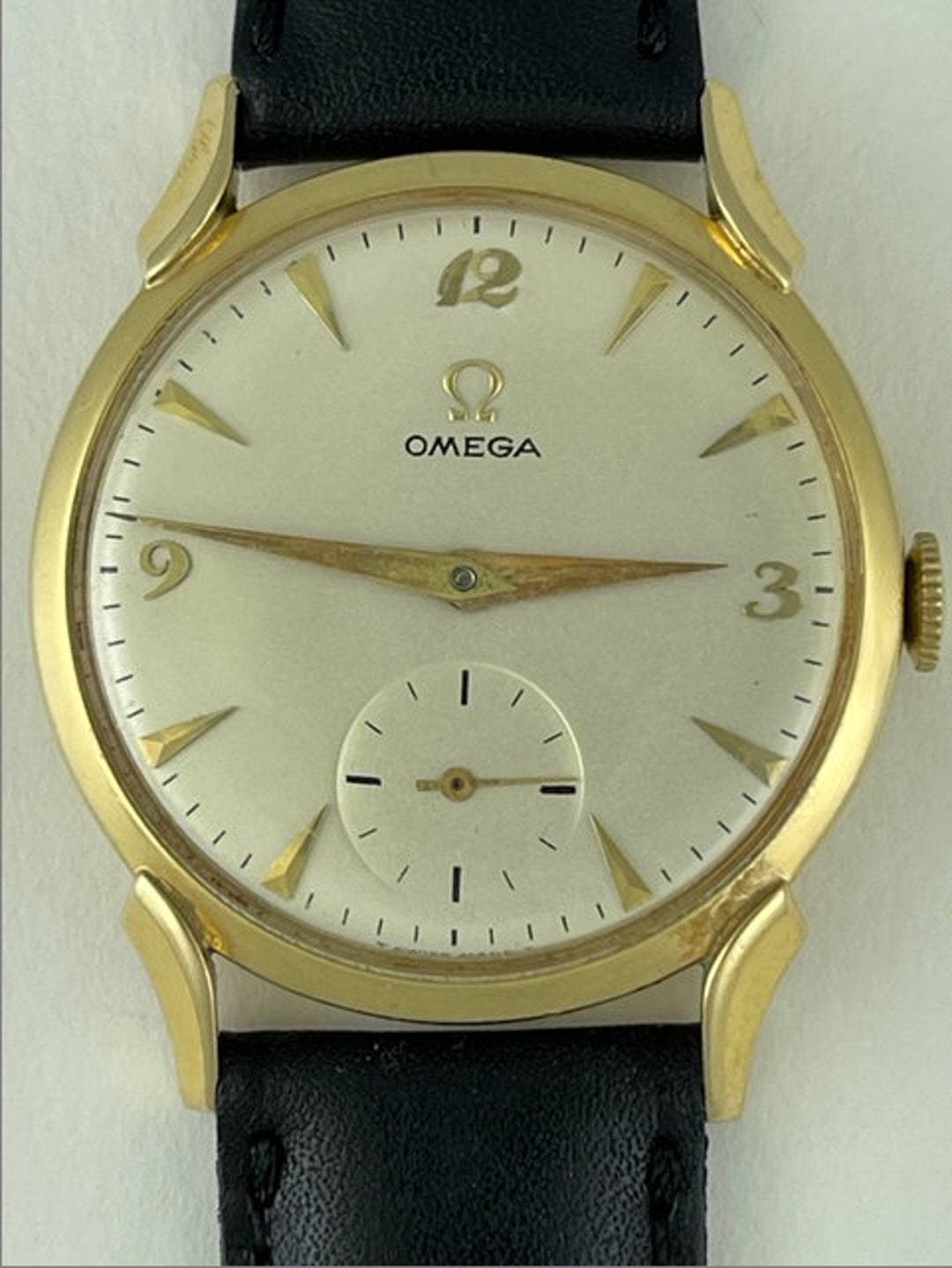 Omega Solid 14K Gold Cal 410 Ref BX 6550 25530 Queens Omega Omega Solid 14K Gold Cal 410 Ref BX 6550 25530 Queens Omega