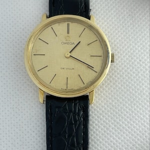 18k 750 Omega Watch - Etsy