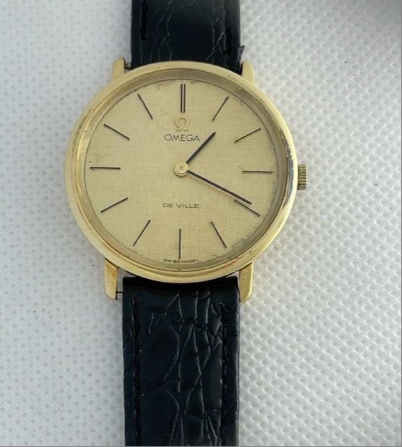 18k 750 Omega Watch - Etsy