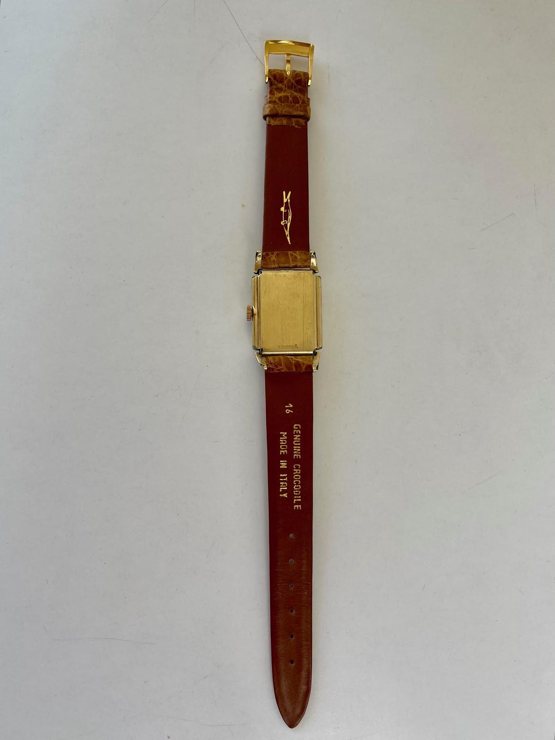 Longines Art Deco 10K Gold Filled Rectangular Fancy Lug Swiss Made 1936 ...
