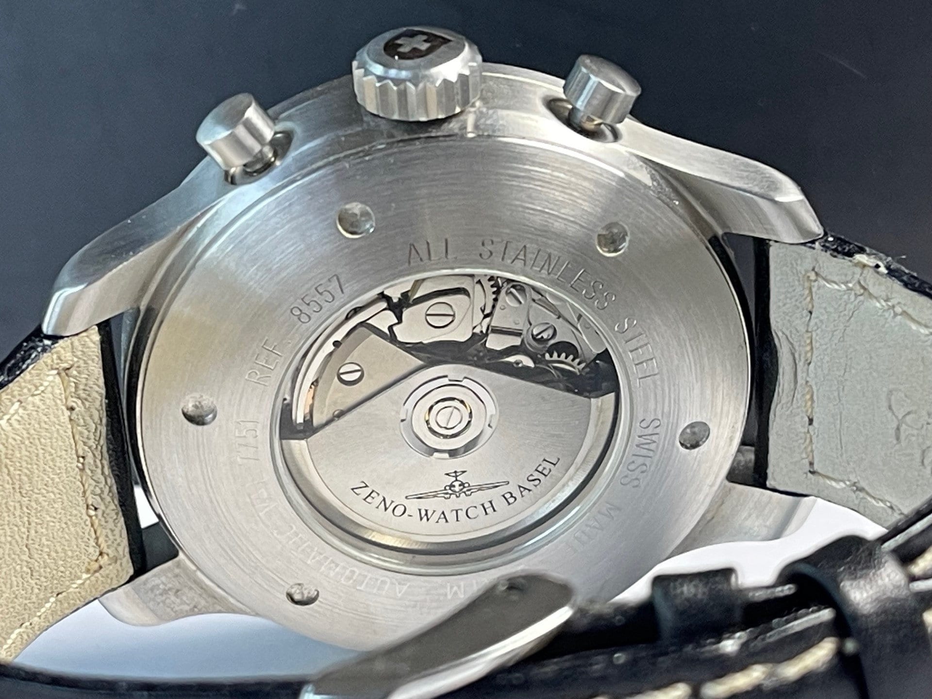 Zeno-watch Basel Pilot Chronograph Triple Calendar Moon
