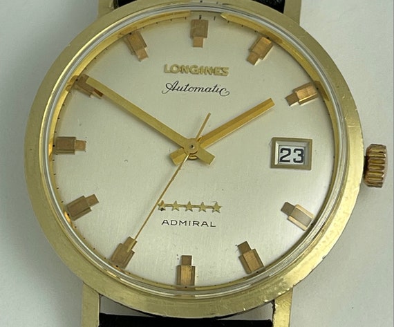 Longines Admiral 5 Stars Automatic Quick Set Date 10K Gold Longines Admiral 5 Stars Automatic Quick Set Date 10K Gold
