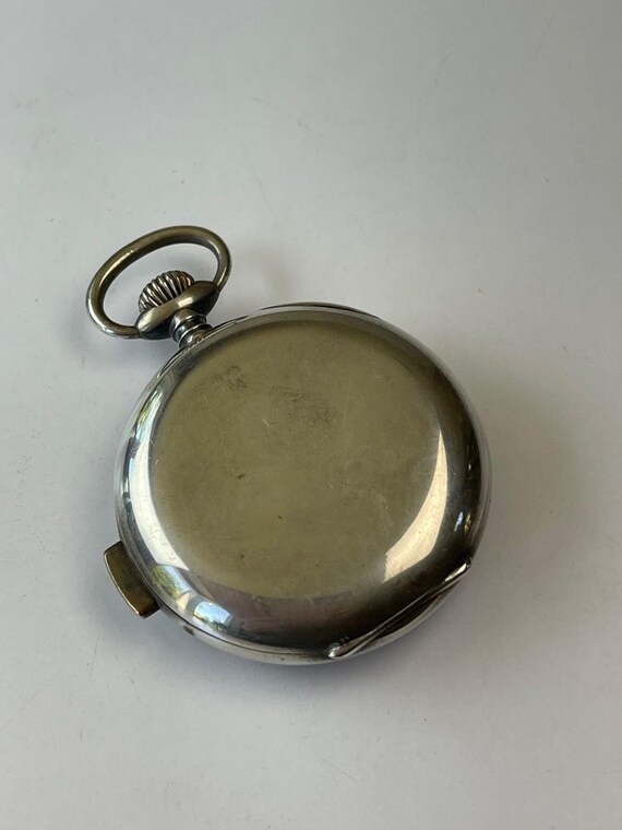Lemania Solid Silver Minute Repeater Art Deco Poc… - image 6