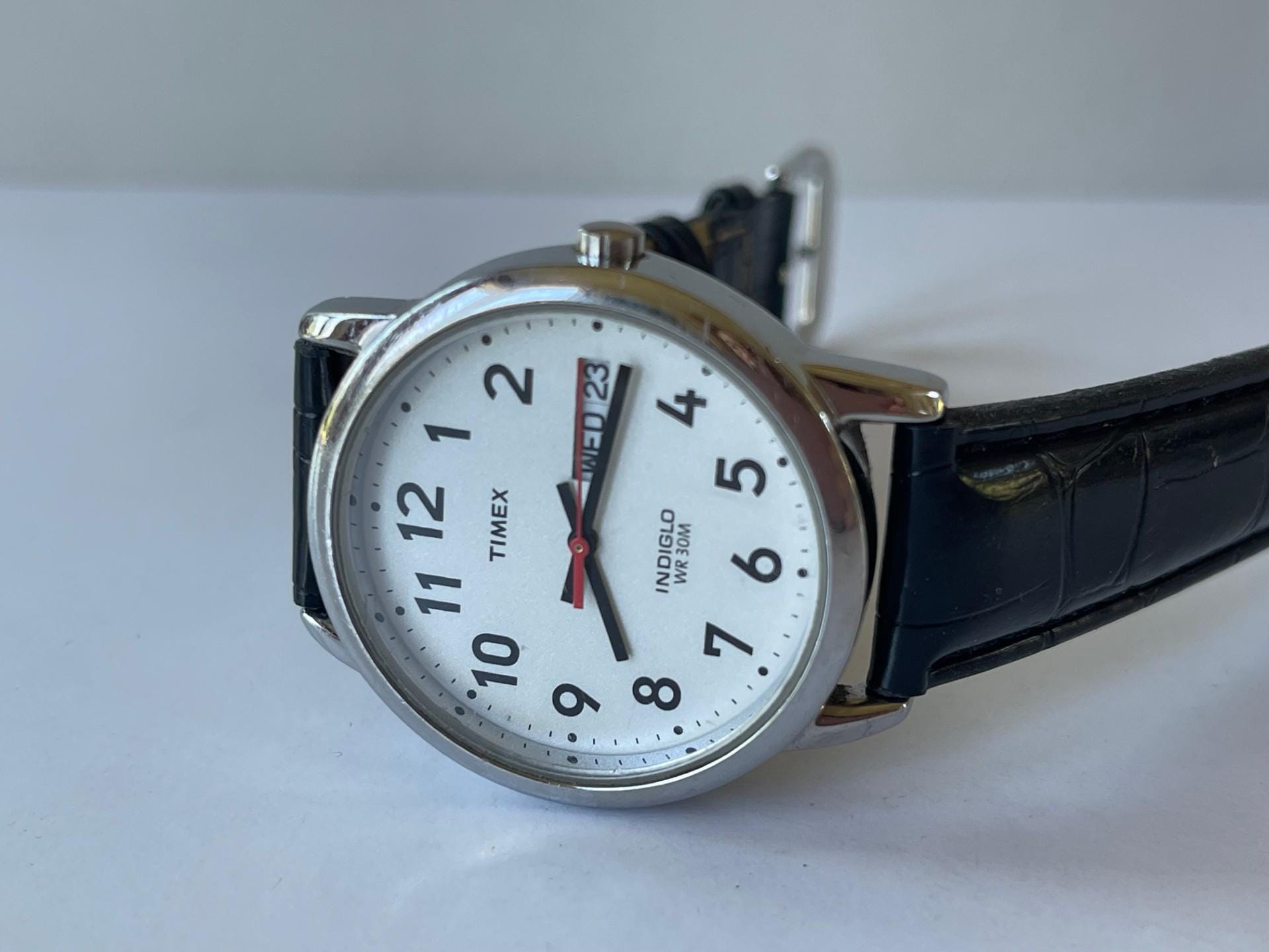 Vintage, Womens Timex Indiglo Easy Reader, Crocograin Watch Timex Women main image 2