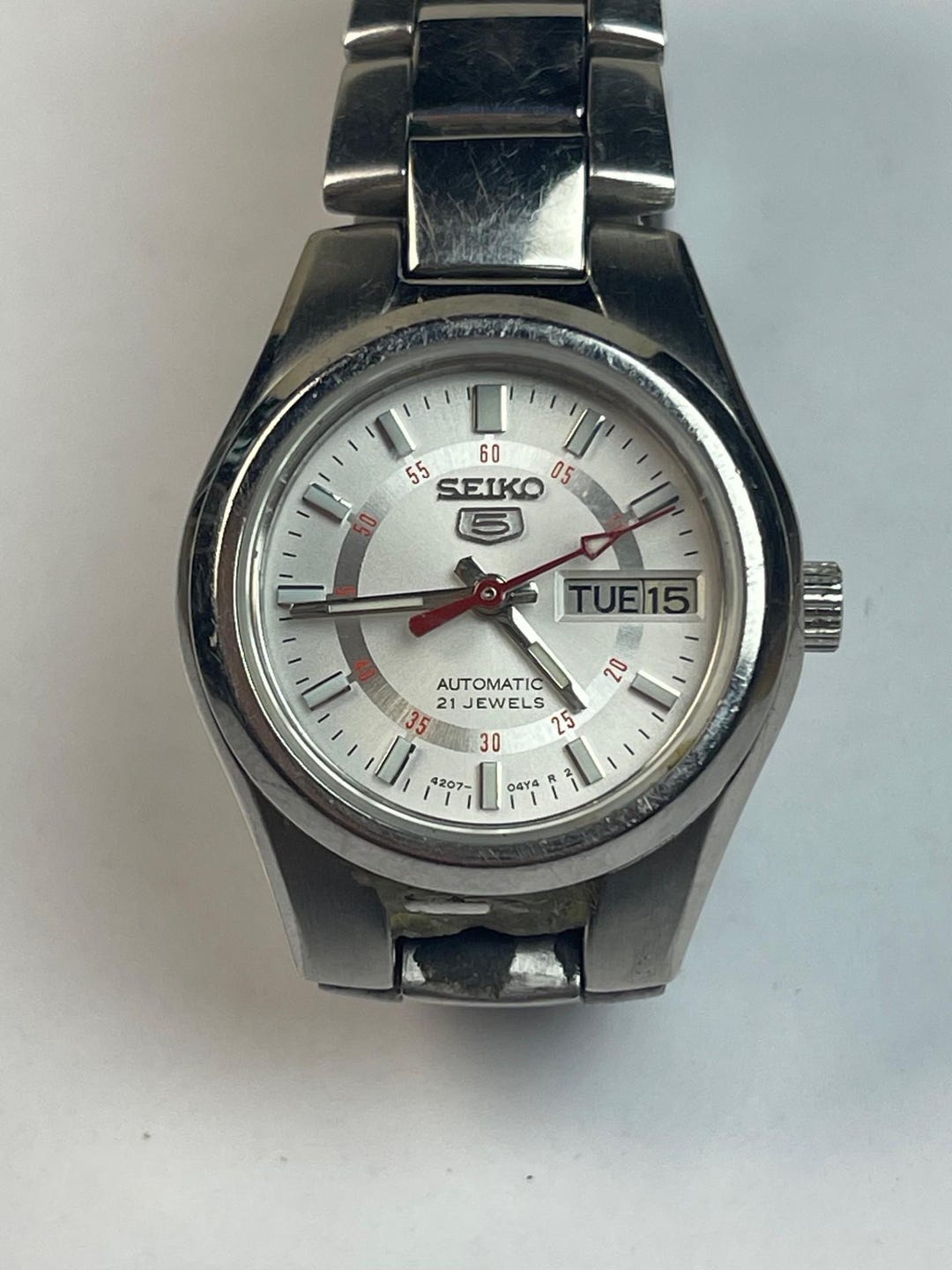 SEIKO セイコー5　セイコー デイト オートマ 自動巻き時計 カレンダー セイコー5 自動巻きカレンダー クイックセット 曜日/日付 ツートン