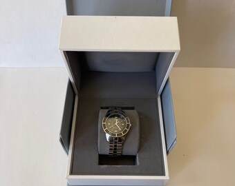 Dior Christian Dior Christal Calendar Date Black Dial Rotating