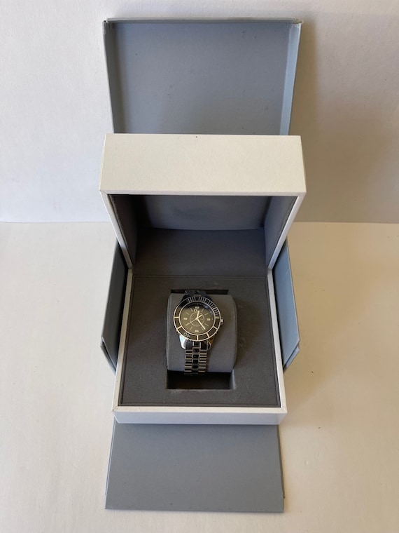 Dior Christian Dior Christal Calendar Date Black Dial Rotating