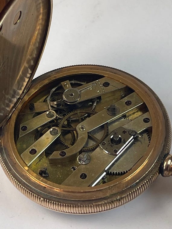 Anonymous Triple Dial Key Wound Double Time Zone … - image 5