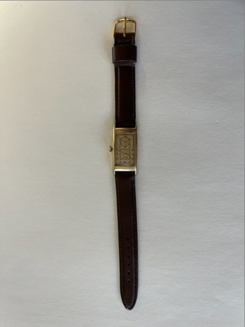 Gruen Doctors Medical Duo-Dial Techno-Quadron Movement Aegler Cal.877S Rolex300 Curvex Gold Capped Swiss Made.1932 image 9