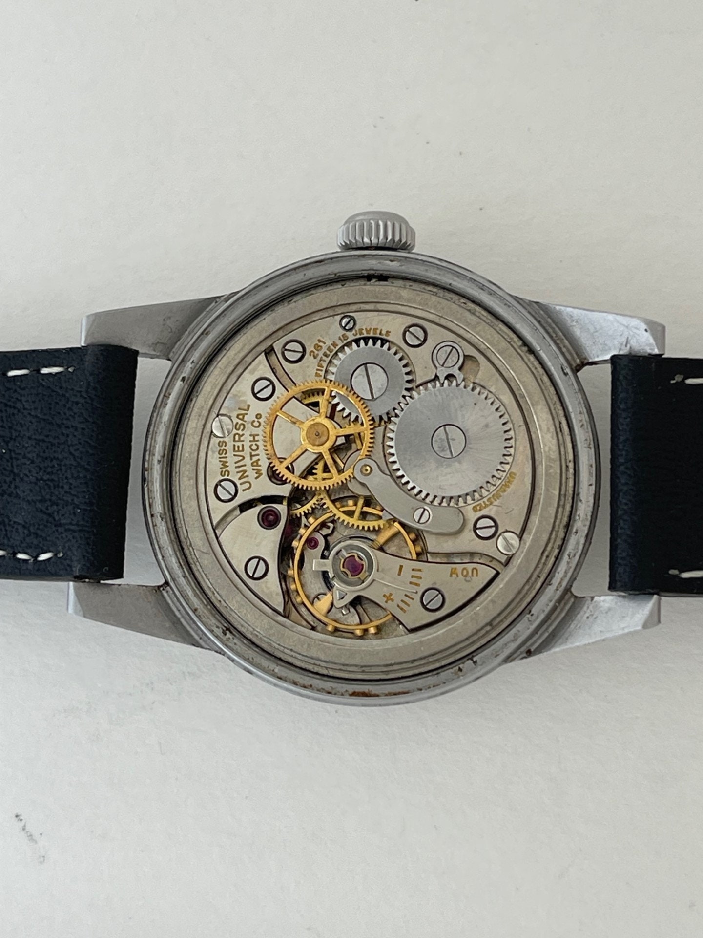 ユニバーサル・ジュネーブ ミリタリー オランダ軍 時計 ユニバーサル・ジュネーブ ミリタリー オランダ王国軍用 激レア整備