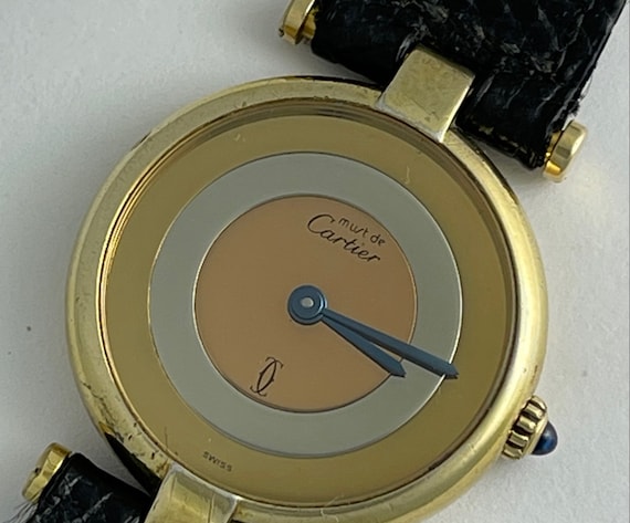 Cartier 925 clearance argent plaque watch
