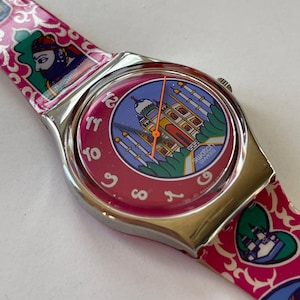 Swatch Dehly Taj Mahal NIB Original Box Paper Vintage Swiss Made