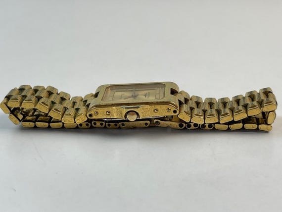 Longines Rectangular Ladies Two Tone Dial Gold Ca… - image 4