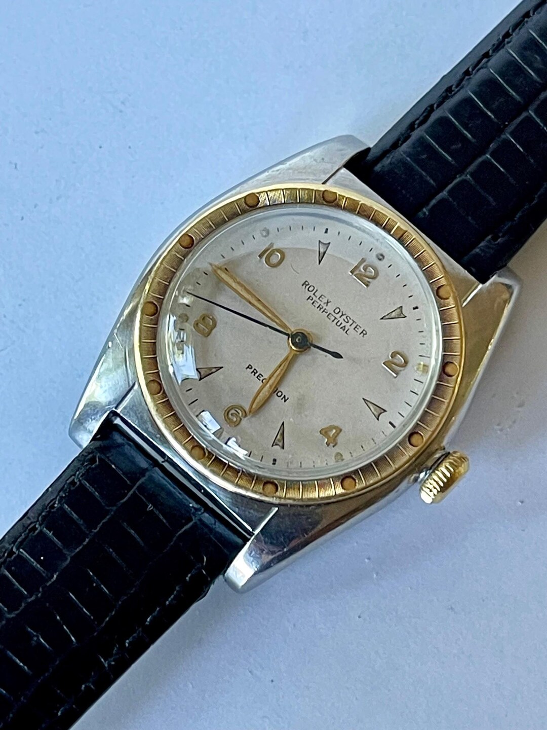 Stein 18K 750 Gold S Stahl Vintage Ref.5015 Swiss Made 1948 Etsy