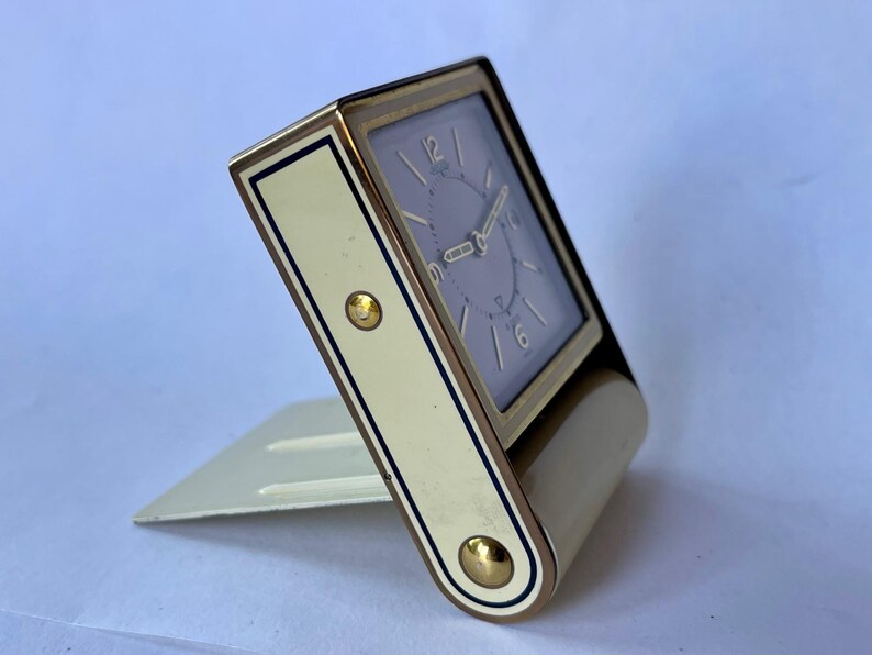 Jaeger-lecoultre Memovox 8-day Folding Travel Alarm Clock Original Box ...